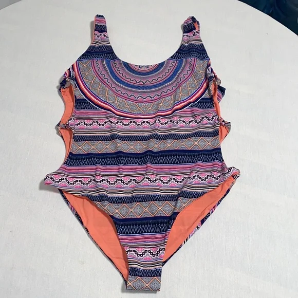 Red Carter Boho Festival One Piece L - Picture 2 of 11